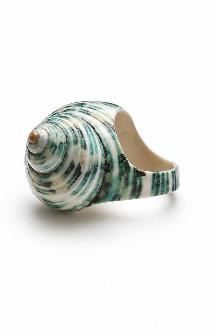 Azure Tide Shell Ring