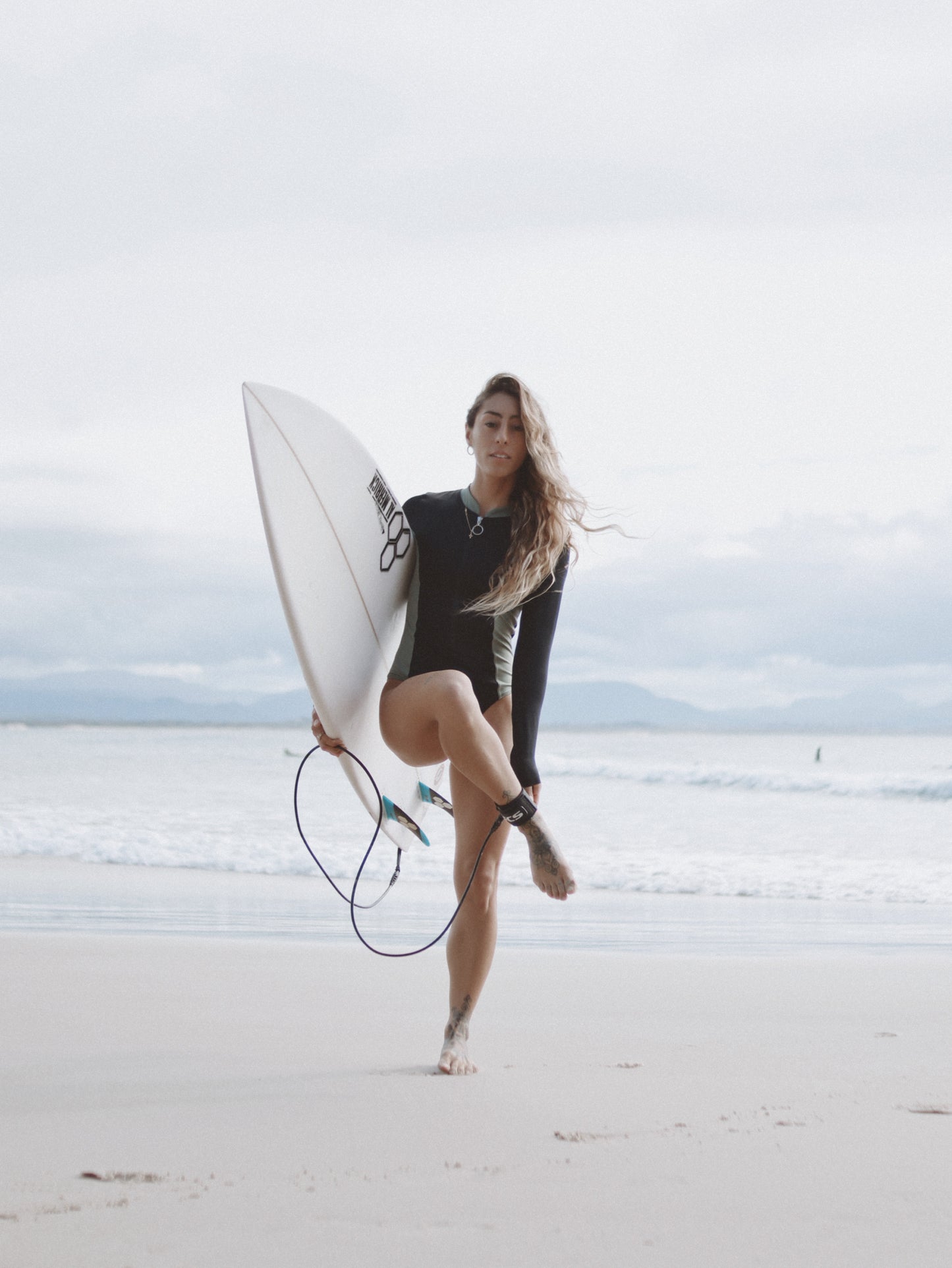 INDICO LONG SLEEVE SURFSUIT ARMY/BLACK
