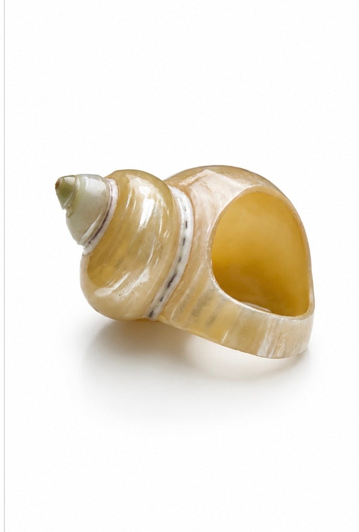Nautilus Gold Shell Ring