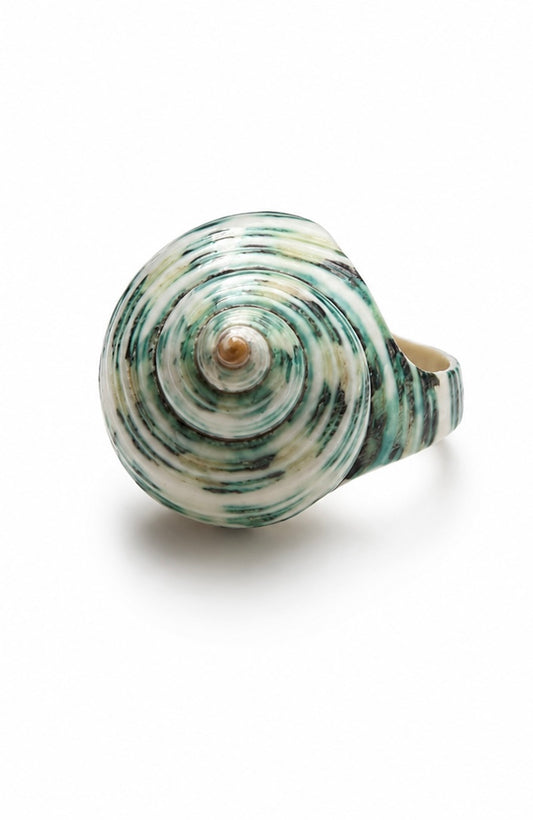 Azure Tide Shell Ring