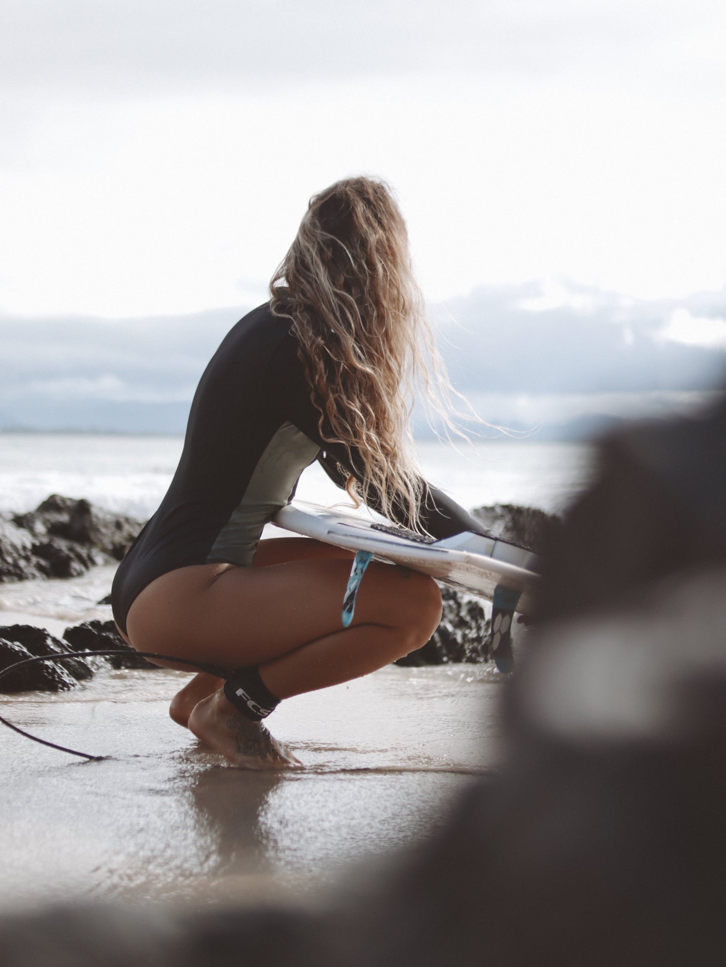 INDICO LONG SLEEVE SURFSUIT ARMY/BLACK