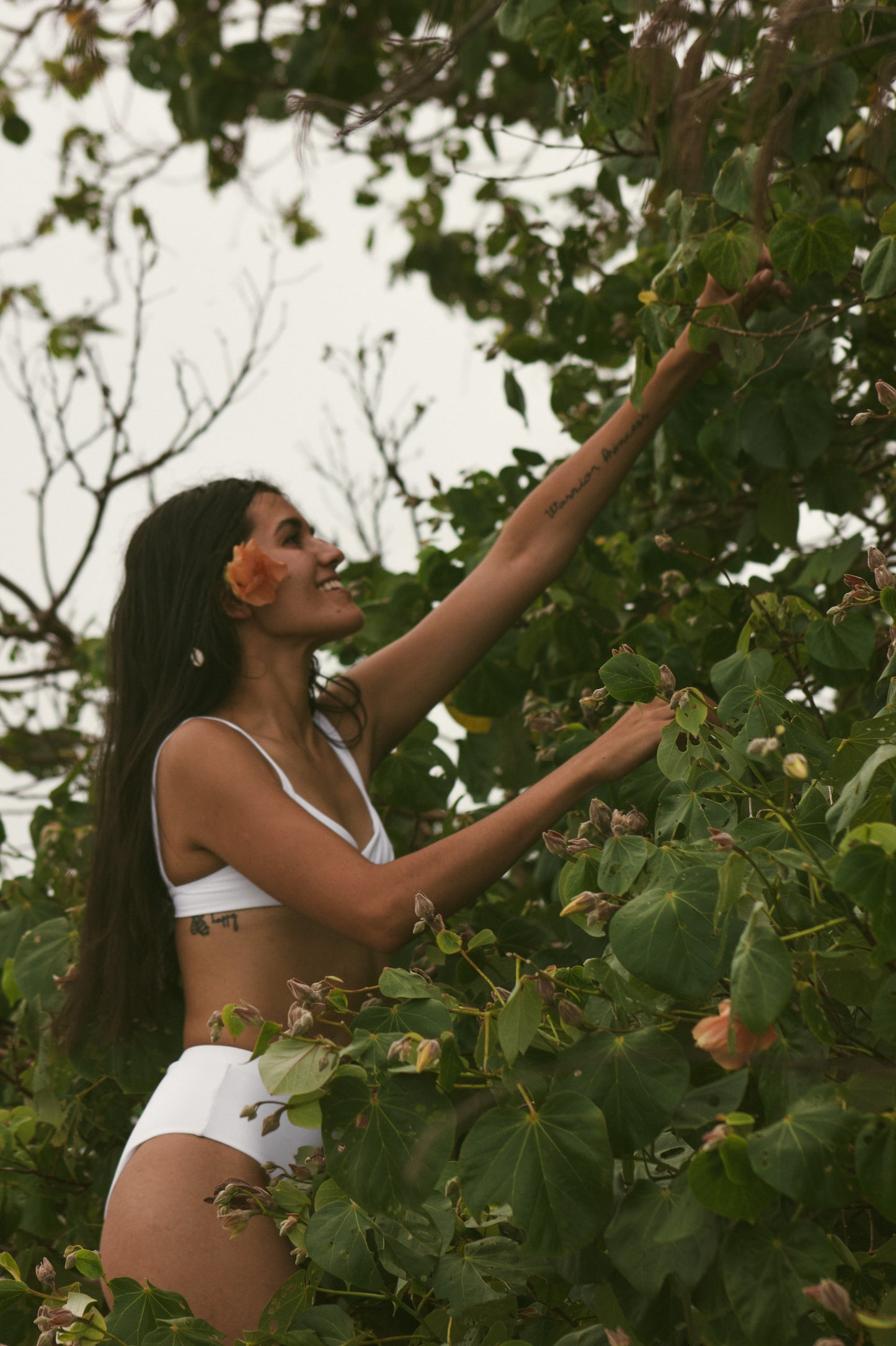 CORAL BAY TOP - RIB WHITE