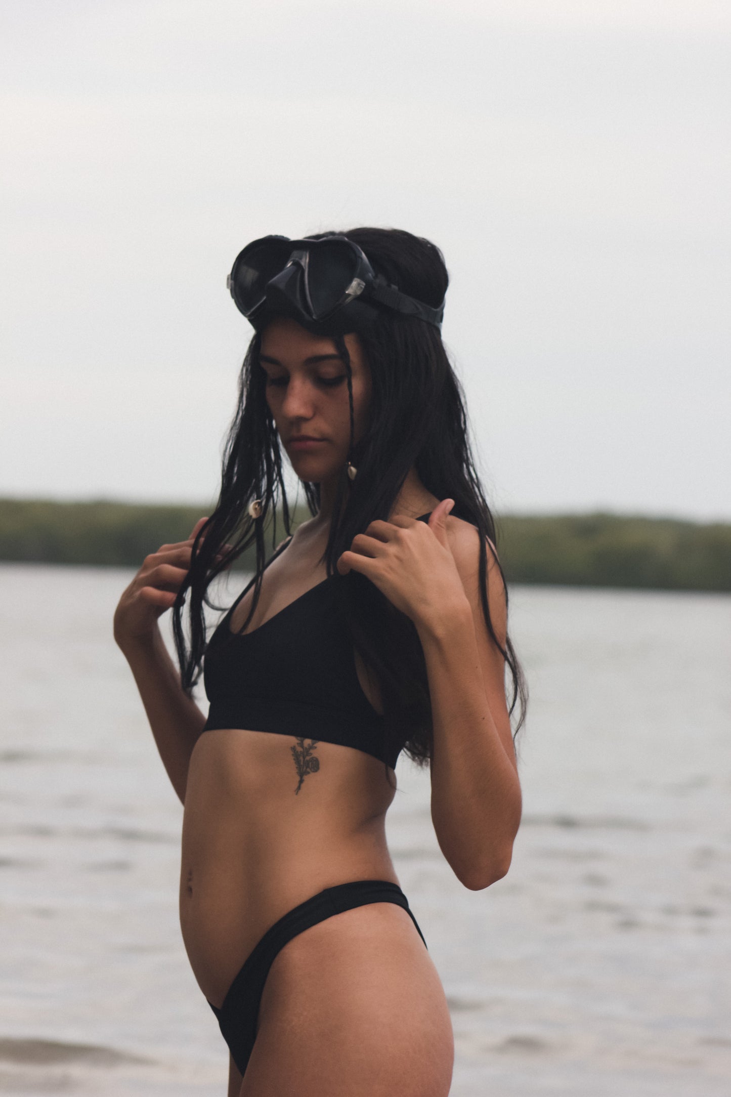ARTICO BIKINI BOTTOM - MOON BLACK